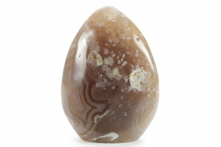 Free-Standing, Polished Flower Agate - Madagascar #205443
